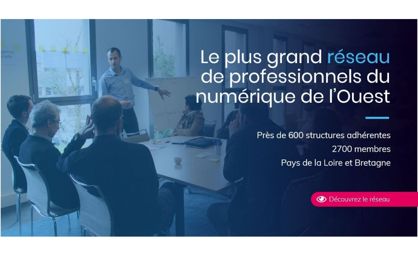 ADN Ouest plus grand réseau de professionnels du numérique de l'Ouest